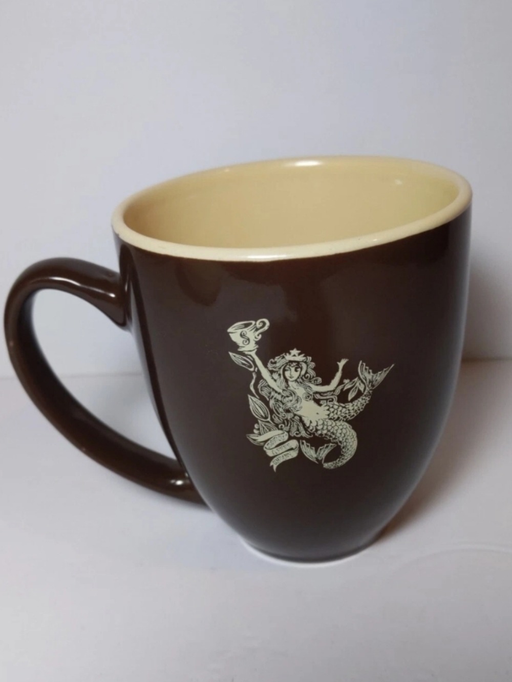 Starbucks siren anniversary mug brown